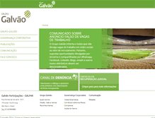Tablet Screenshot of galvao.com